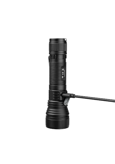 Trustfire E6 Zoomlu El Feneri 1500 Lümen Siyah