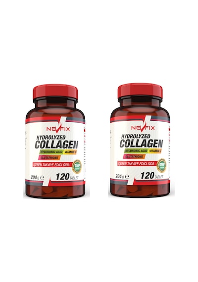 Nevfix Collagen ( Kolajen) Hyaluronic Acid 120 Tablet X 2 Kutu