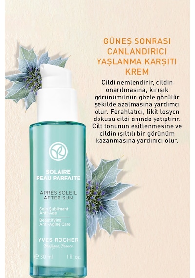 Cildin Gün Boyu Nemli Kalmasını Sağlayan Güneş Sonrası Nemlendirici Yüz Kremi 30ml