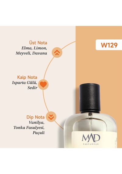 Mad W129 Selective Erkek Parfüm EDP 50 ML