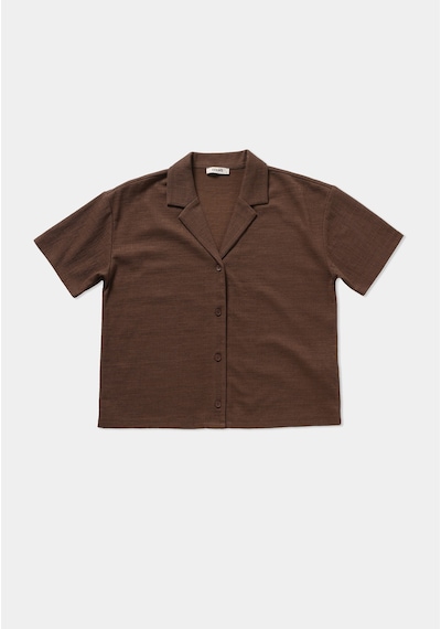 Colin's Colins Regular Fit Polo Yaka Düz Kadın Kahverengi Kısa Kol Tişört Cl1081222 Q1.v1 Brw Colin's Colins Regular Fit Polo Yaka Düz Kadın Kahverengi Kısa Kol Tişört Cl1081222 Q1.v1 Brw
