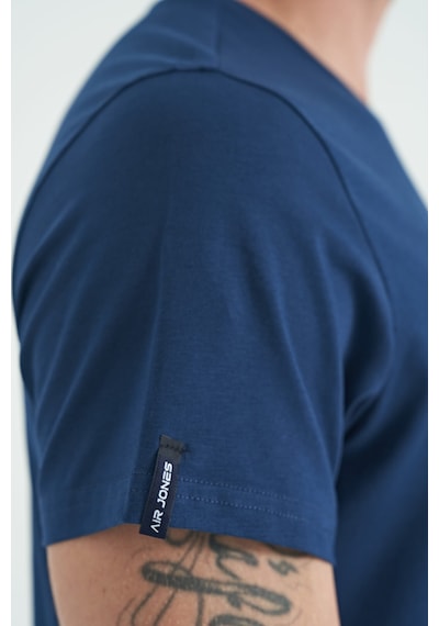 Air Jones Tommy Life Calvin İndigo Basic Erkek T-shirt - 88245 Indıgo Air Jones Tommy Life Calvin İndigo Basic Erkek T-shirt - 88245 Indıgo