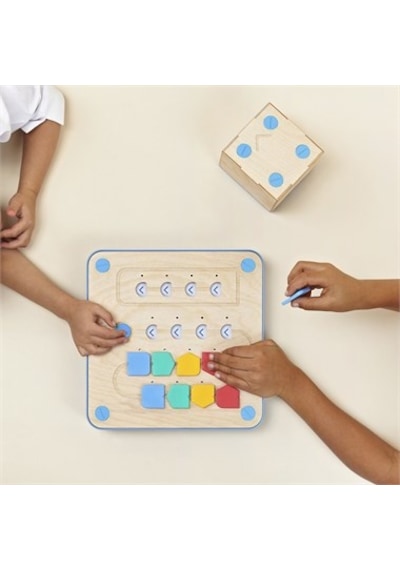 Primo Cubetto Çocuklar İçin Okul Öncesi Ahşap Robotik Kodlama Set