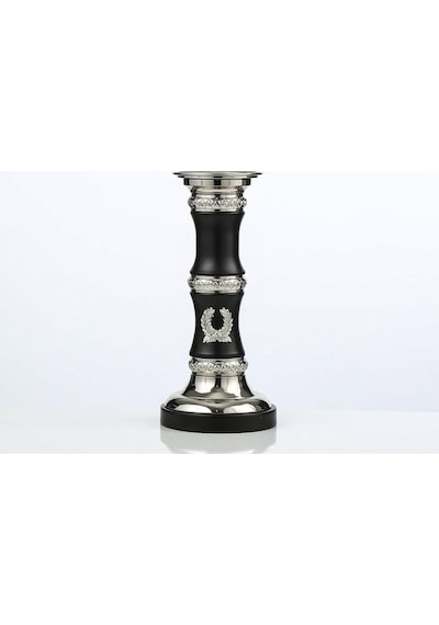 Vitale Silver Siyah Dekoratif Obje 12 12 31 Cm