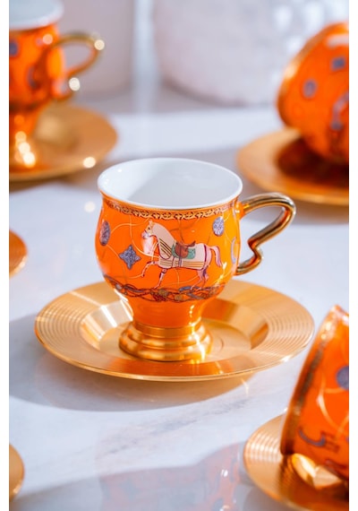 Acar Passifolia 6 Kişilik Kahve Fincanı Takımı - 90 Ml