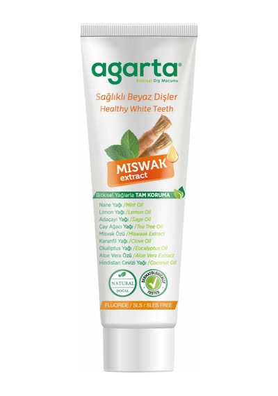 Agarta Doğal Misvak Özlü Diş Macunu 100 ML