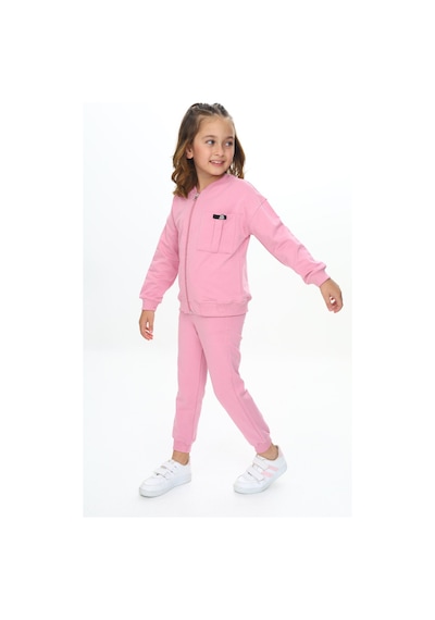 Toontoy Kids Toontoy Kız Çocuk 2'li Takım Baskılı Bisiklet Yaka Kolu Fırfırlı Sweatshirt & Beli Paçası Lastikli Cepli Jogger Eşofman Altı - 2 İplik Gül Kurusu Toontoy Kids Toontoy Kız Çocuk 2'li Takım Baskılı Bisiklet Yaka Kolu Fırfırlı Sweatshirt & Beli Paçası Lastikli Cepli Jogger Eşofman Altı - 2 İplik Gül Kurusu