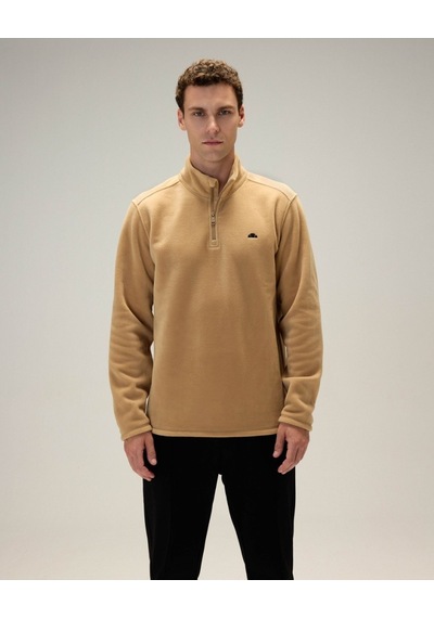 Ellesse 6wm1023-bg Erkek Yarım Fermuarlı Polar Bej