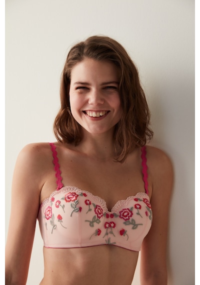 Penti Lotus Broderie Sütyen Pembe