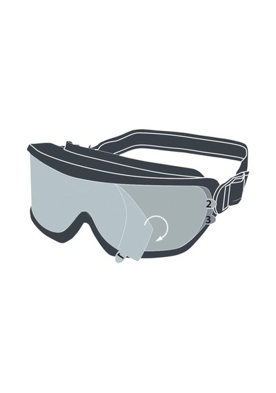 Tr Delta Plus Galeras Şeffaf Goggle Iş Gözlüğü