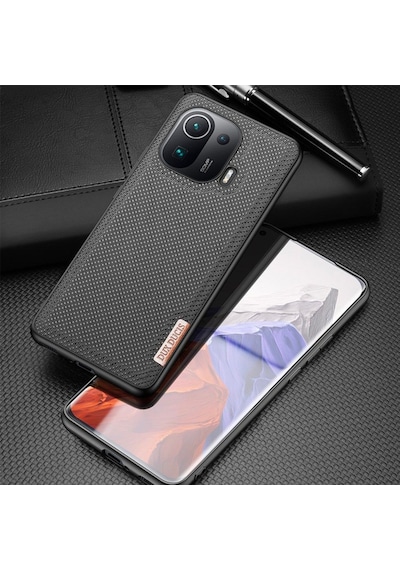 Dux Ducis Fino Serisi Xiaomi Mi 11 Pro Kilif Premium Kumas 305111124 - Renk / Gri Dux Ducis Fino Serisi Xiaomi Mi 11 Pro Kilif Premium Kumas 305111124 - Renk / Gri
