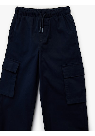 Koton Gabardin Kumaş Beli Lastikli Bağlamalı Cep Detaylı Kargo Pantolon Lacivert 6skb40112tw Lacivert Koton Gabardin Kumaş Beli Lastikli Bağlamalı Cep Detaylı Kargo Pantolon Lacivert 6skb40112tw Lacivert