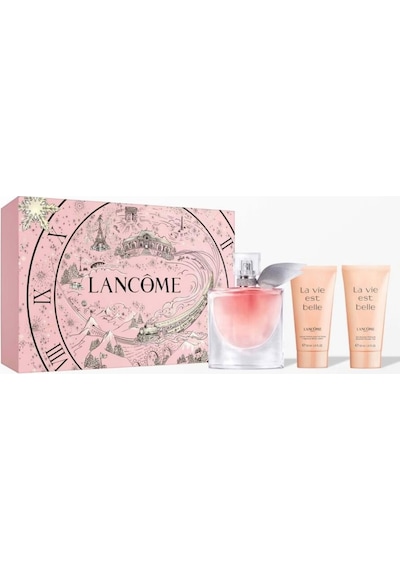 Lancome La Vie Est Belle Edp 30 Ml+50 Ml Duş Jeli+50 Ml Losyon Kadın Parfüm Seti Meyve