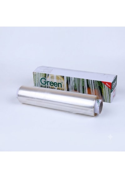 Şeylişeyler - Green Kutulu Pvc Streç Film 30 Cm X 300 Metre 1 Adet Mutfak Tipi Gıda Sarma Poşeti