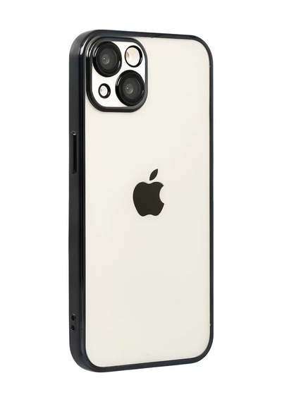 Newface Apple iPhone Uyumlu 15 Razer Lensli Silikon - Siyah Belirtilmemiş