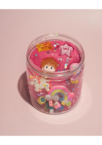Mermaid Simli Doğal Oyun Hamuru 130gr Pembe