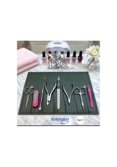 Solingen Manikür Pedikür Seti Çantalı Set 1