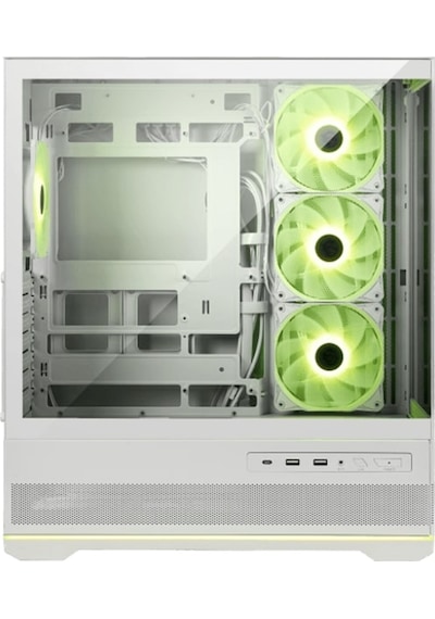 Msı Mpg Pano 110r Pz White 4x Argb Fan Usb 3.2 Atx Mid Tower Gaming Akak0msı0040