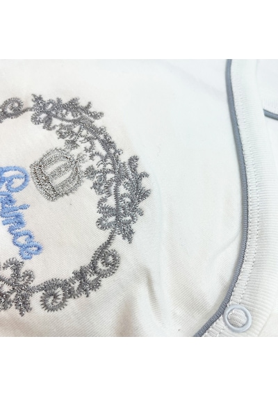 Sema Baby Prens Lüks 5 Parça Hastane Çıkışı Zıbın Seti - Mavi Diğer