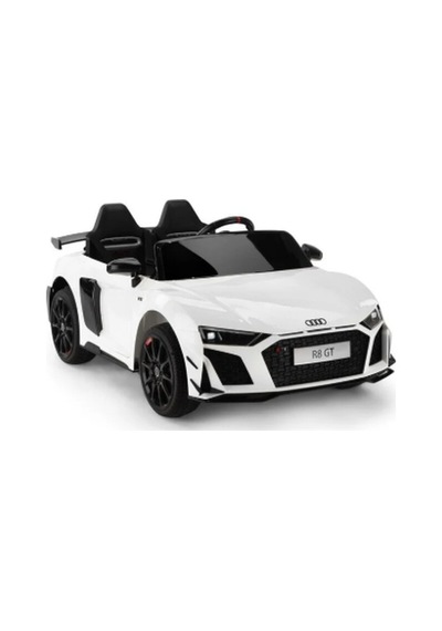Audi R8 Spyder 12v Lisanslı Akülü Araba Beyaz - Uzaktan Kumandalı Ve Deri Koltuklu