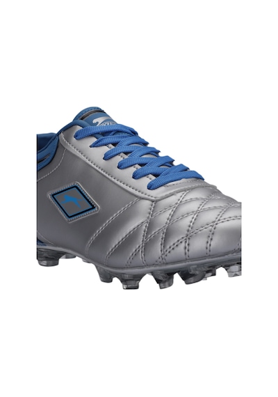 Slazenger HUGO KR Çocuk Halı Saha Gri / Mavi Futbol Ayakkabısı