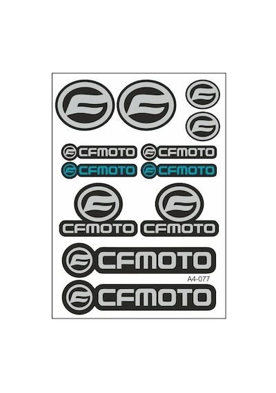 A4 Sticker 077 Tek Paket Çoklu Sticker Standart