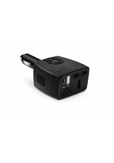 12v Araç İnvertörü 220v Priz Çevirici + Usb + Type-c 150w