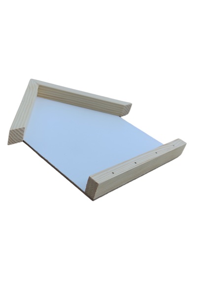 Ahşap Çerçeveli Boyanabilir Açık Anahtarlık Panosu 20x25cm Beyaz