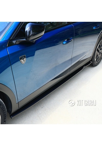Peugeot 408 Parlak Siyah Yan Marşpiyel Plastik Boyalı
