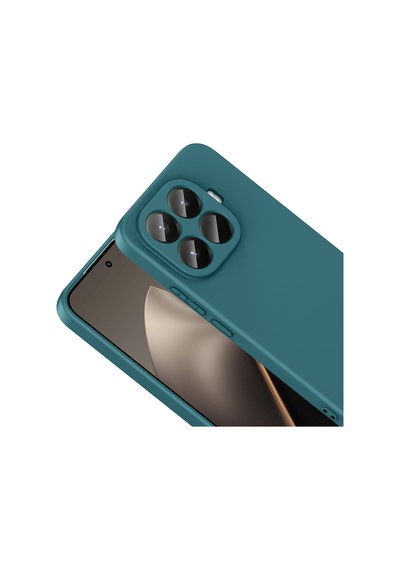 Xiaomi 15t Pro Kılıf Yumuşak Silikon Kamera Korumalı Lansman Pazarplus Koyu Yeşil