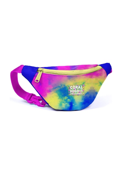 Coral High Renkli Batik Baskılı Kız Çocuk Bel Çantası Çok Renkli