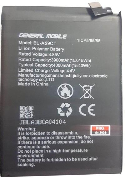 Gm22 Pro Pil Batarya 4000mah