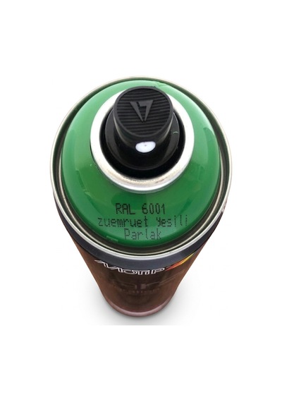 Motip Carat Ral 6001 Sprey Boya 400ml - Parlak Zümrüt Yeşili Çok Renkli