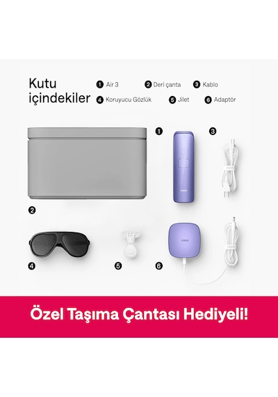 Ulike Air 3 Acıyı Önleyen Sapphire Buz Soğutma IPL Lazer Epilasyon Aleti