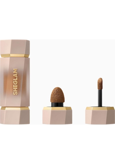 Sheglam Precision Sculpt Sıvı Kontur Duo Hassas Uygulama İçin Çift Uçlu Aplikatör İle Makyaj Makyaj Setleri Warm Honey