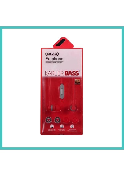 Ny Joy Karler Bass Kr-204 Kablolu Kulaklık - Kırmızı Nyjoybz "kablolu Kulaklık"