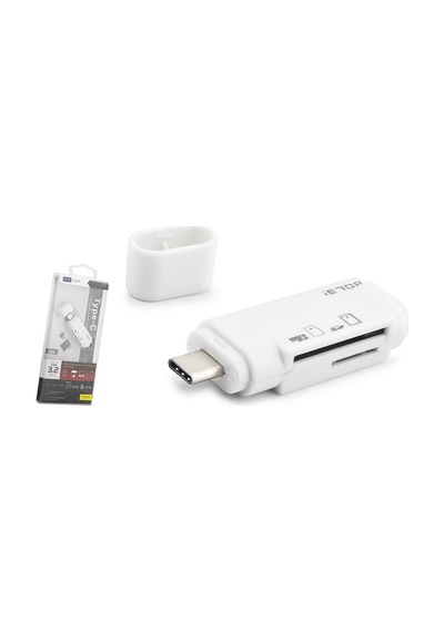 Type-c 3.2 Gen1 Kart Okuyucu Sd Microsd 5 Gbps Beyaz Tc301 Evimdeyokyok