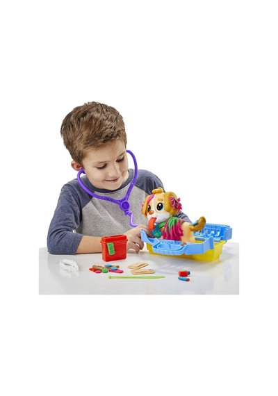 F3639 Play-doh Veteriner Seti +3 Yaş Çok Renkli