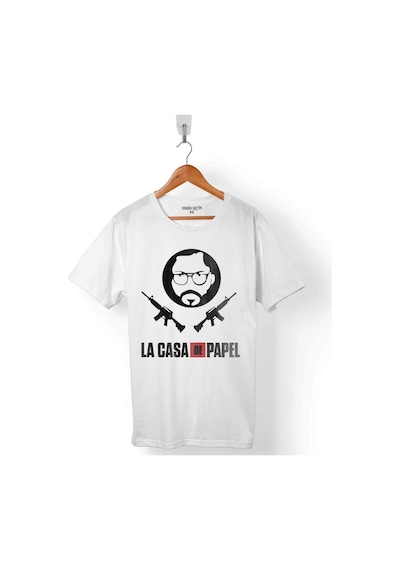 La Casa De Papel Lacasa Logo Erkek Tişört 001