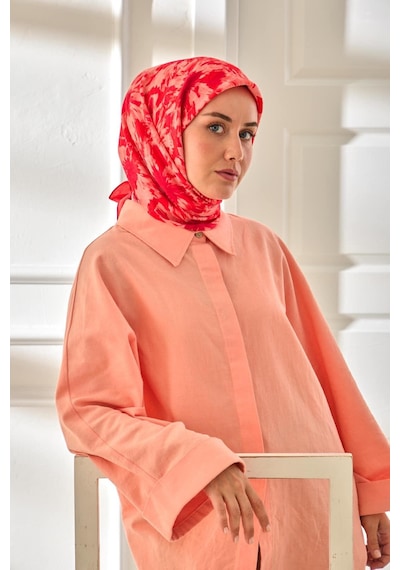 Silk Home Velora Eşarp 161001-36 Narçiçeği, Pudra, Mor
