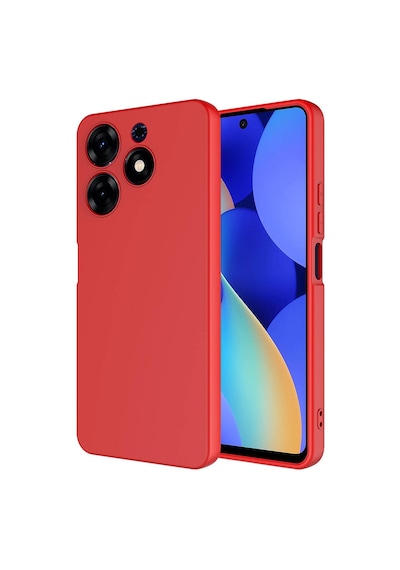 Tecno Spark 10 Pro Kılıf Yumuşak Silikon Kamera Korumalı Lansman Pazarplus Lila