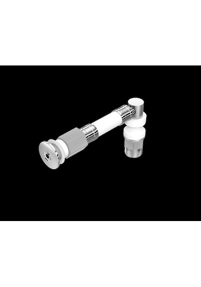 Yapıtaşı Yt324 Ø22 Küresel Uçlu L Tipi Esnek Taharet Çubuğu Rekorlu 90mm