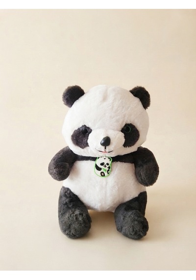 Peluş Panda-35 Cm Beyaz - Gri