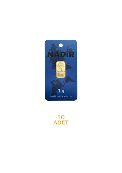 Nadirgold 10 Gr Külçe Altın 1gr X 10 Adet