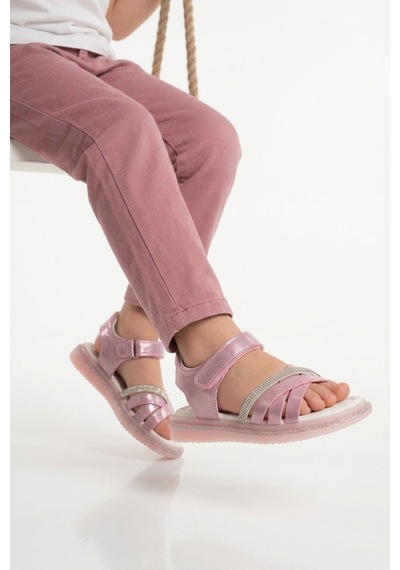 Cool Maya P Pembe Cırtlı Kız Çocuk Sandalet
