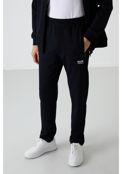 Tommy Life Troy Lacivert Standart Kalıp Erkek Eşofman Takım - 85196 Lacivert