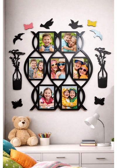 7li Oval Resim Çerçevesi Şık Ve Modern No 30040