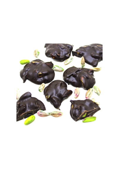 Dark Brown Roş Çikolata Antep Fıstıklı Bitter Roche Çikolatası 250 Gram