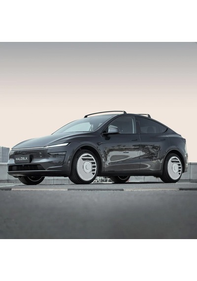 Haloblk Halodısc 2 H-ındustry - Tesla Model Y -19 İnç Aerodinamik Beyaz Jant Kapağı - 4 Adet