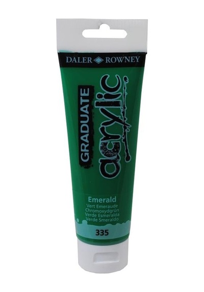 Daler Rowney 335 Graduate Akrilik Boya Emerald 120 ML